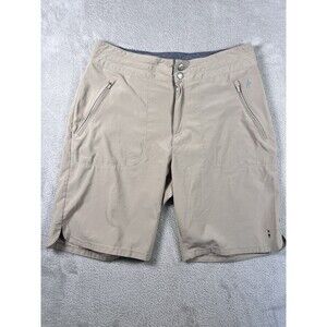 Smartwool Active 8" Shorts Beige Dune Sz Small Gorpcore Athletic Outdoors Womens